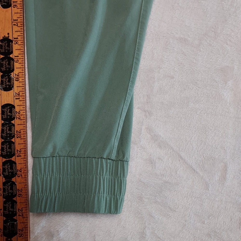 Womens Cargo Joggers Sage Green High Rise Pockets Gorpcore Casual Activewear S - Picture 5 of 7